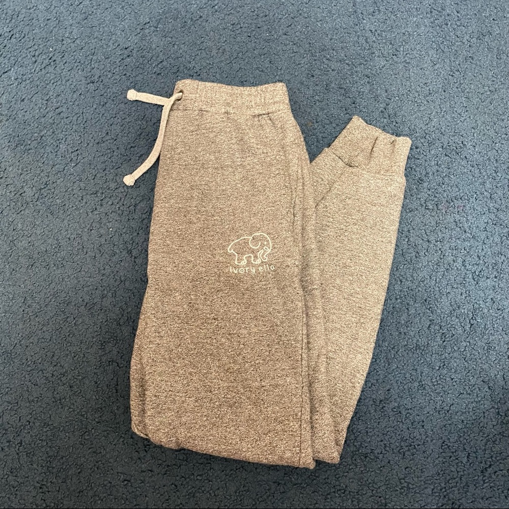 Grey Ivory Ella Joggers
